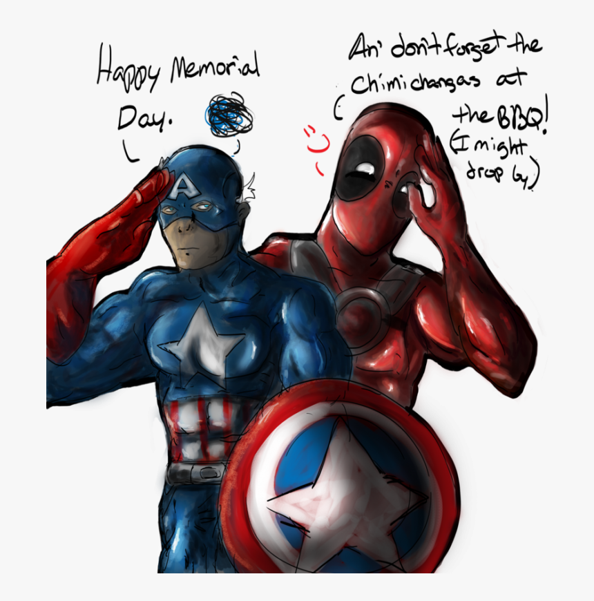 Transparent Happy Memorial Day Png - Captain America Memorial Day, Png Download, Free Download
