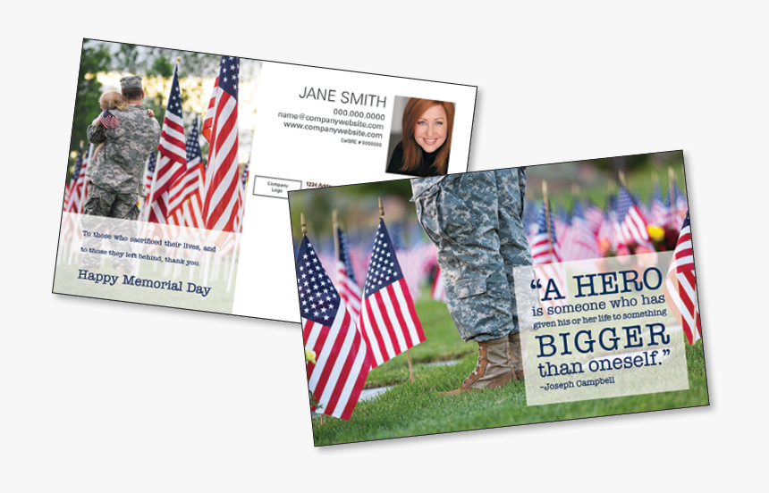 Realtor Memorial Day Postcards, HD Png Download, Free Download