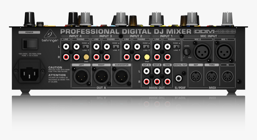 Behringer Ddm 4000 Back, HD Png Download, Free Download