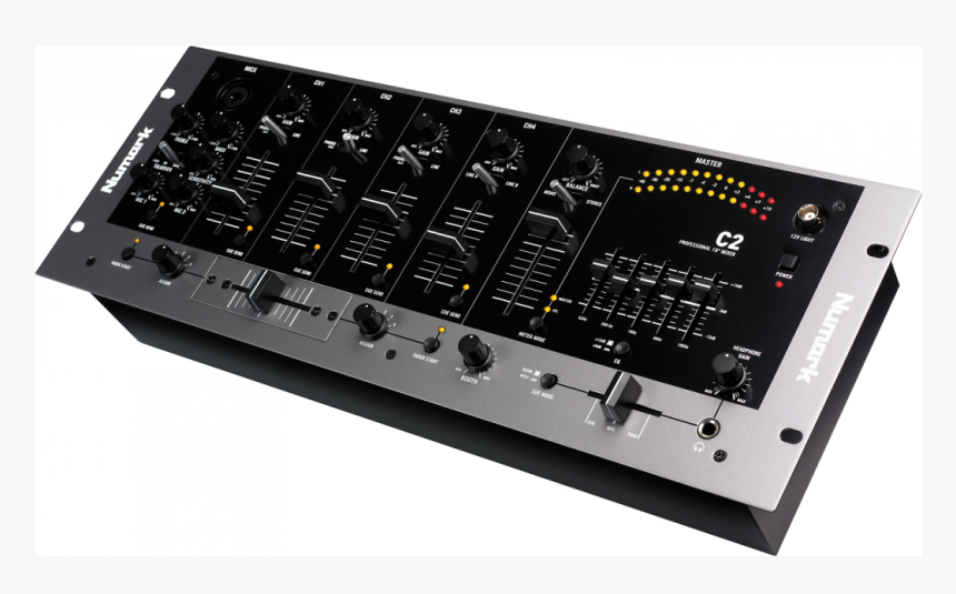 Numark C2 4-channel Rack Dj Mixer - Numark C2 Dj Mixer, HD Png Download, Free Download