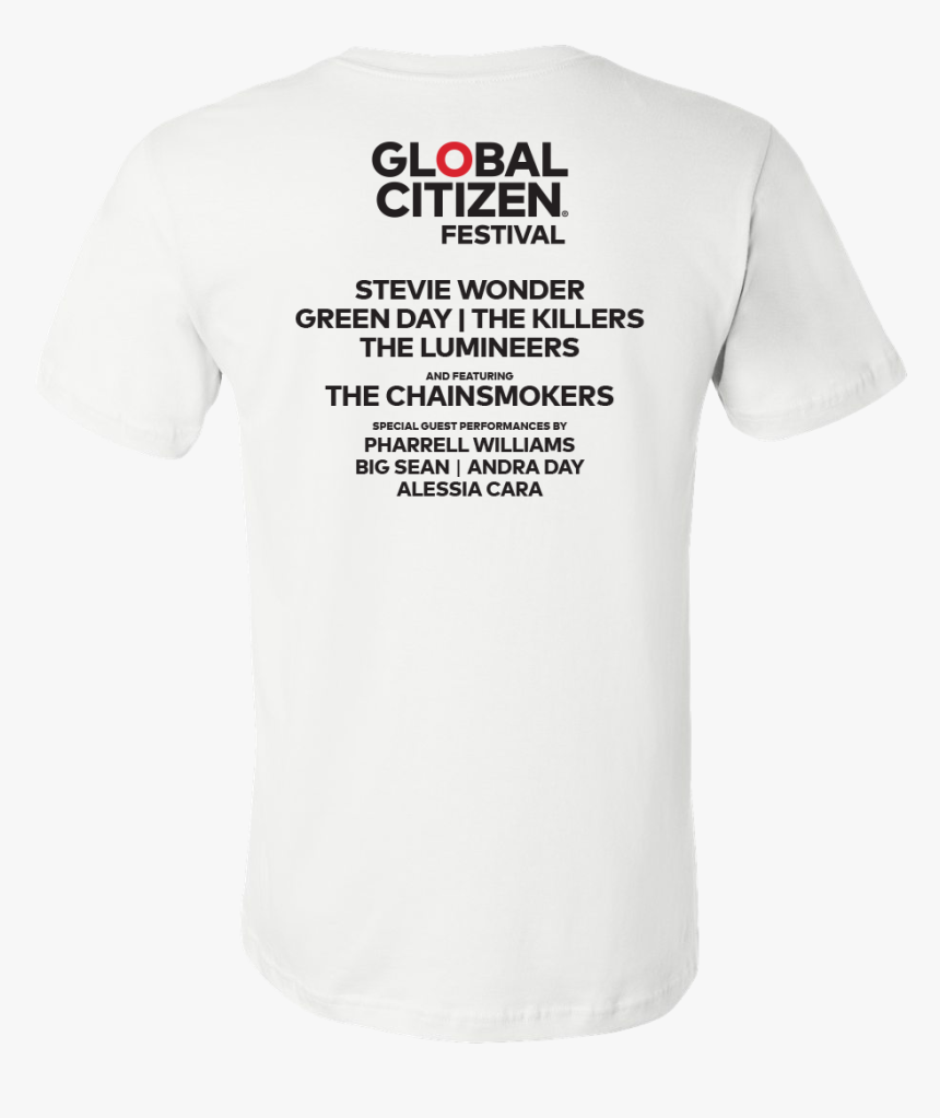 Gcf "17 Circle For Freedom Tee - Global Citizen Festival, HD Png Download, Free Download