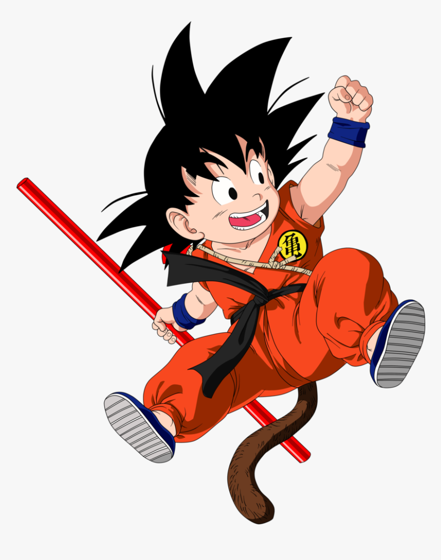 Cumpleaños De Dragón, Goku Niño, Super Saiyajin, Imprimible, - Dragon Ball  Little Goku, HD Png Download - kindpng