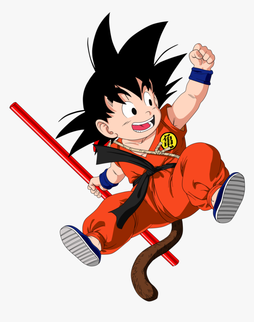 Cumpleaños De Dragón, Goku Niño, Super Saiyajin, Imprimible, - Dragon Ball Little Goku, HD Png Download, Free Download