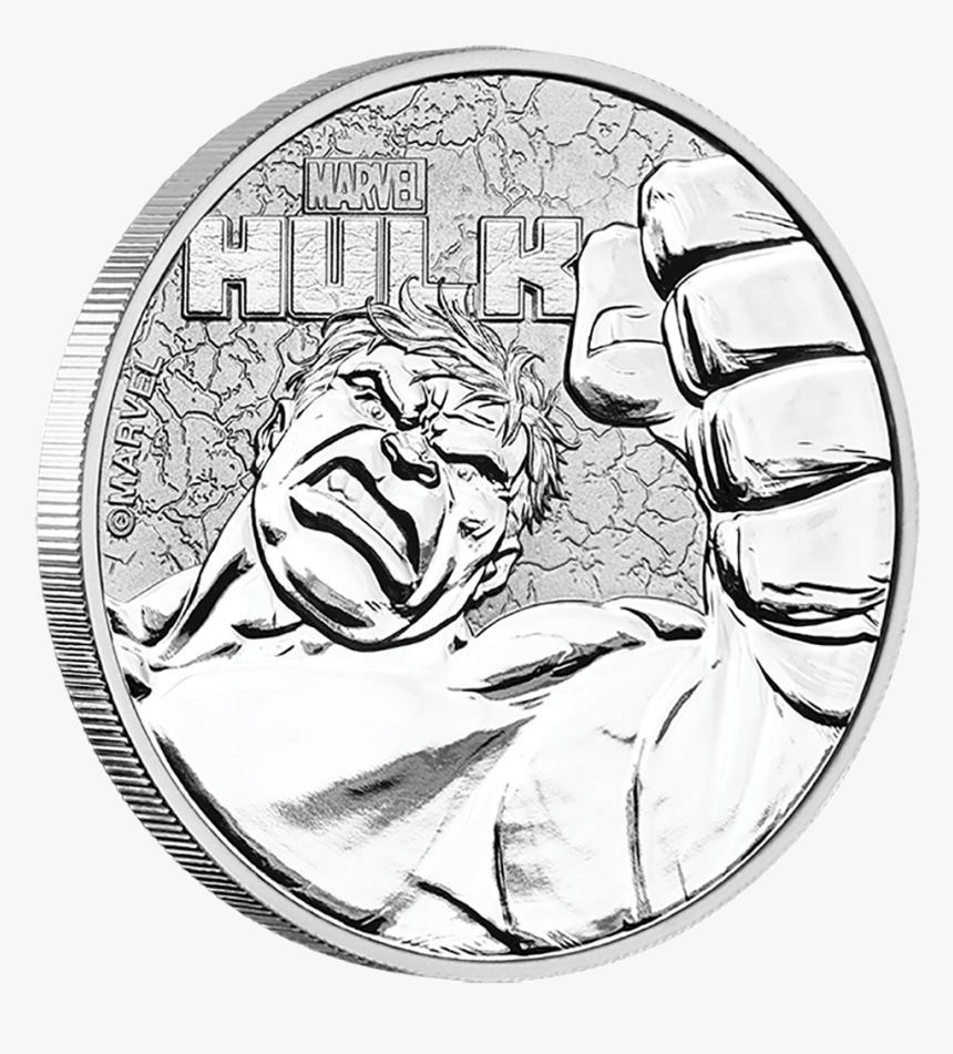 Ibtuv219102 1 - Marvel Hulk Silver Coin, HD Png Download, Free Download