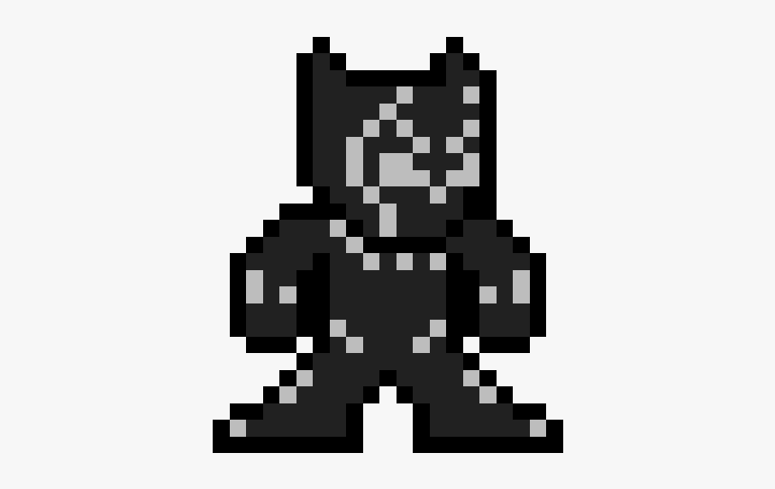 Black Panther Pixel Art, HD Png Download, Free Download