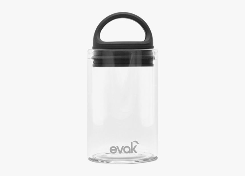 Evak Glass Container - Water Bottle, HD Png Download, Free Download