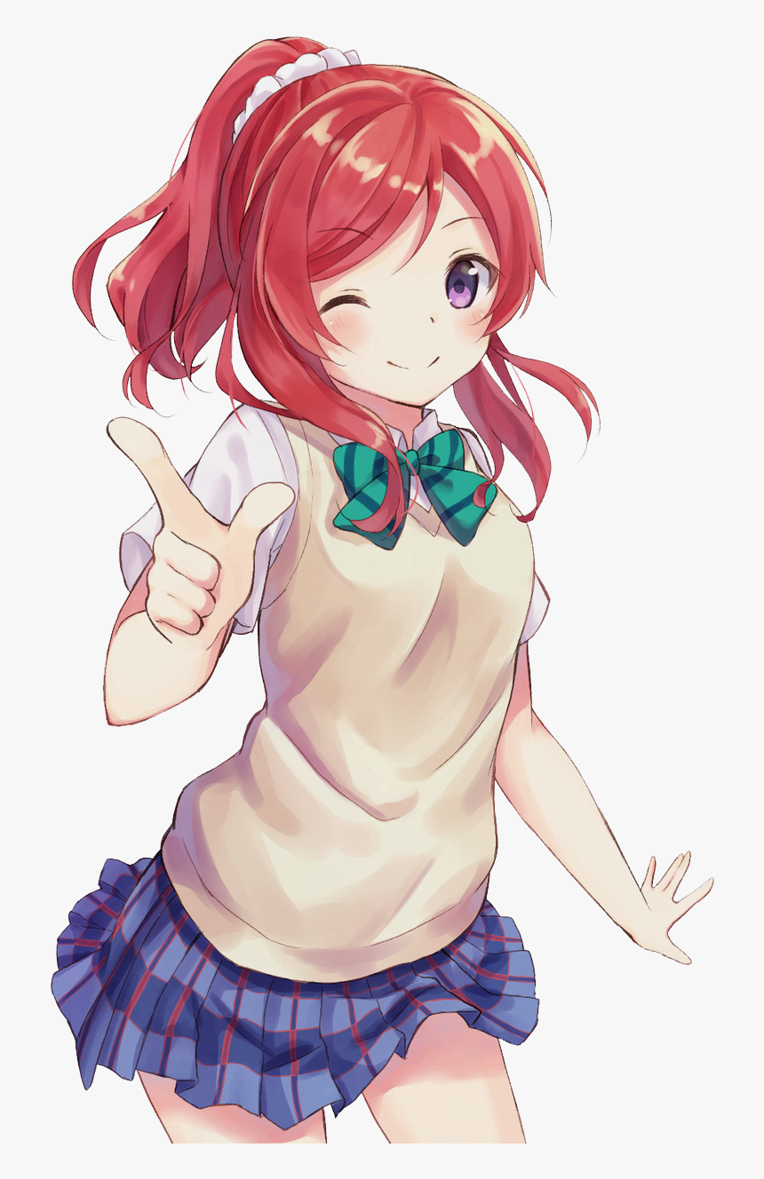 Nishikino Maki Ponytail, HD Png Download, Free Download