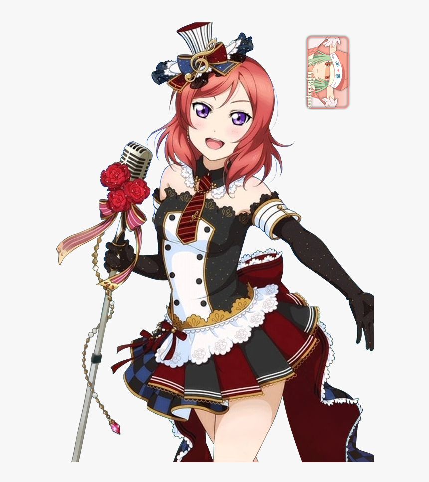 #405 - Maki Nishikino Cafe Maid, HD Png Download - kindpng