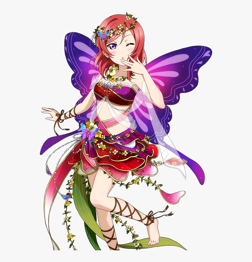 Maki Nishikino Cosplay Love Live Lovelive Flower Fairies - Love Live Maki Fairy, HD Png Download, Free Download