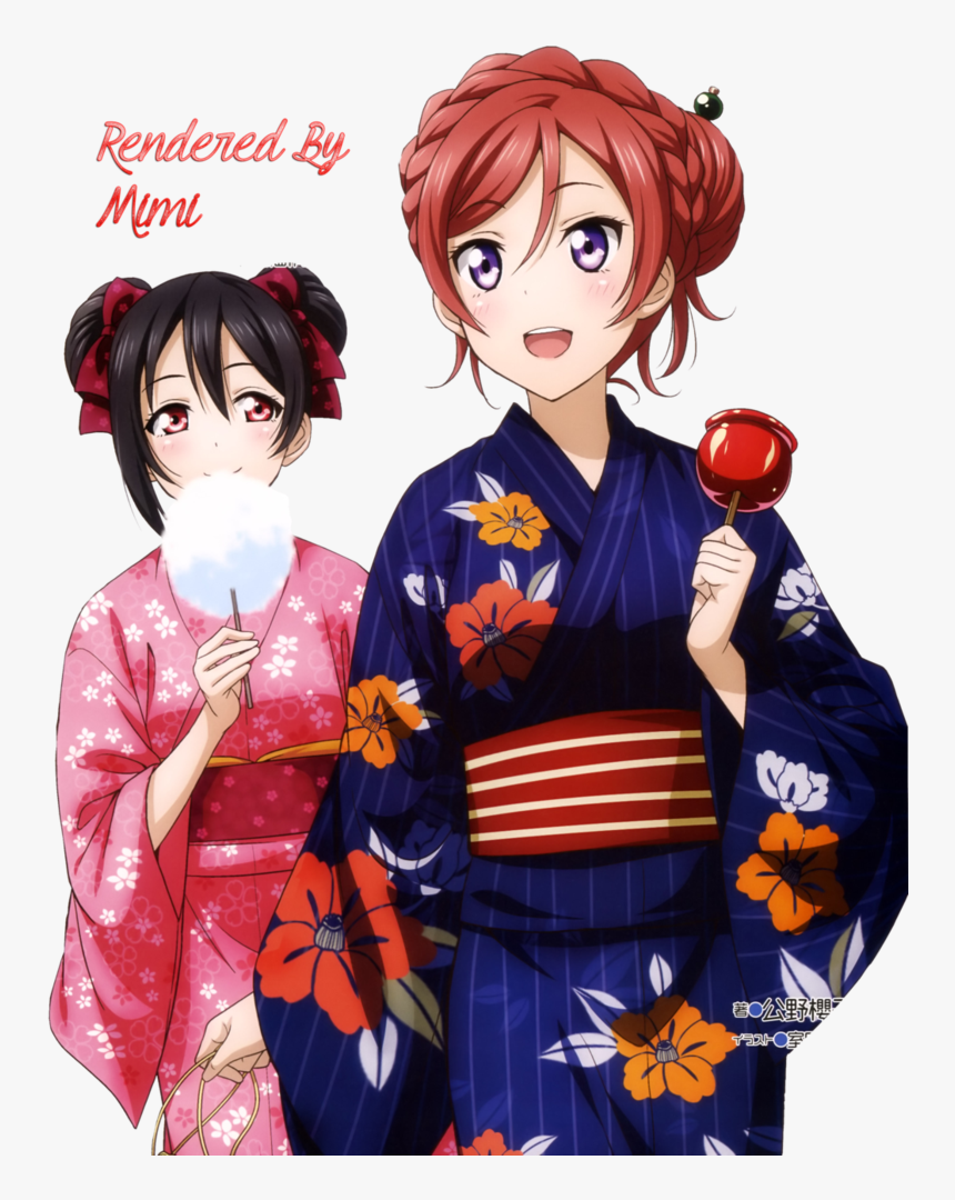 Image Free Library Nishikino And Yazawa Render - Nico Yazawa X Maki Nishikino Png, Transparent Png, Free Download