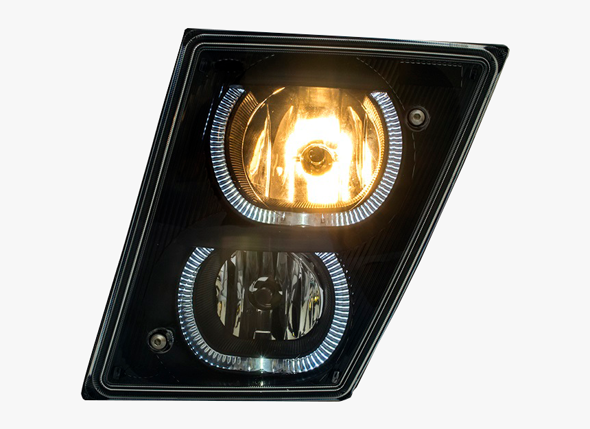 Headlights Vector 6 Round - Headlamp, HD Png Download, Free Download