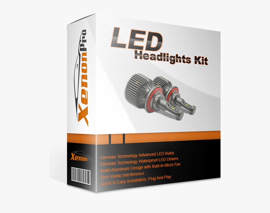 Transparent Car Lights Png - Xenonpro Led Headlight Kit, Png Download, Free Download