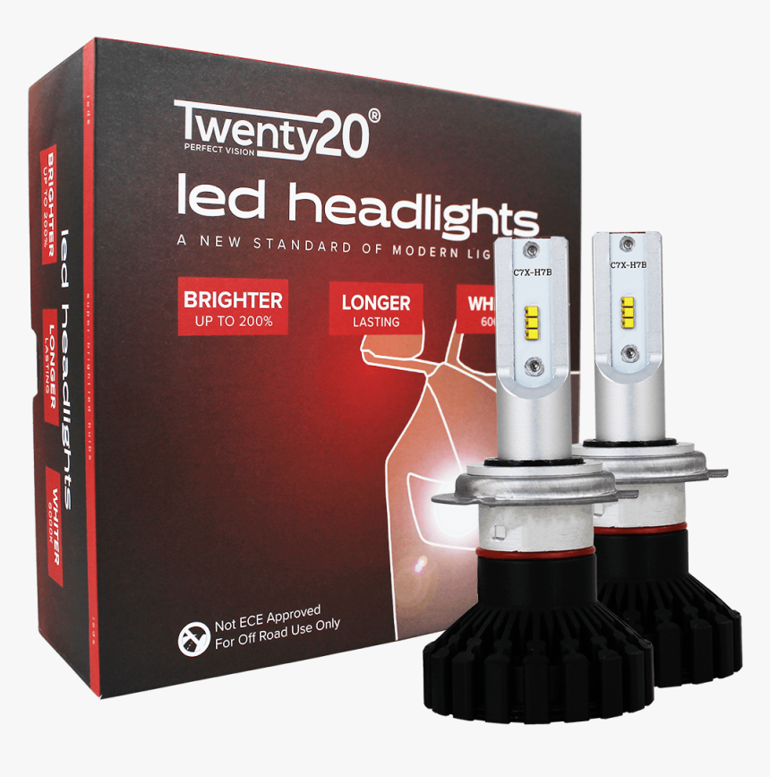 H7 Twenty20 Impact Led 12v 477 Headlight Bulbs - H7 Twenty20 Led, HD Png Download, Free Download