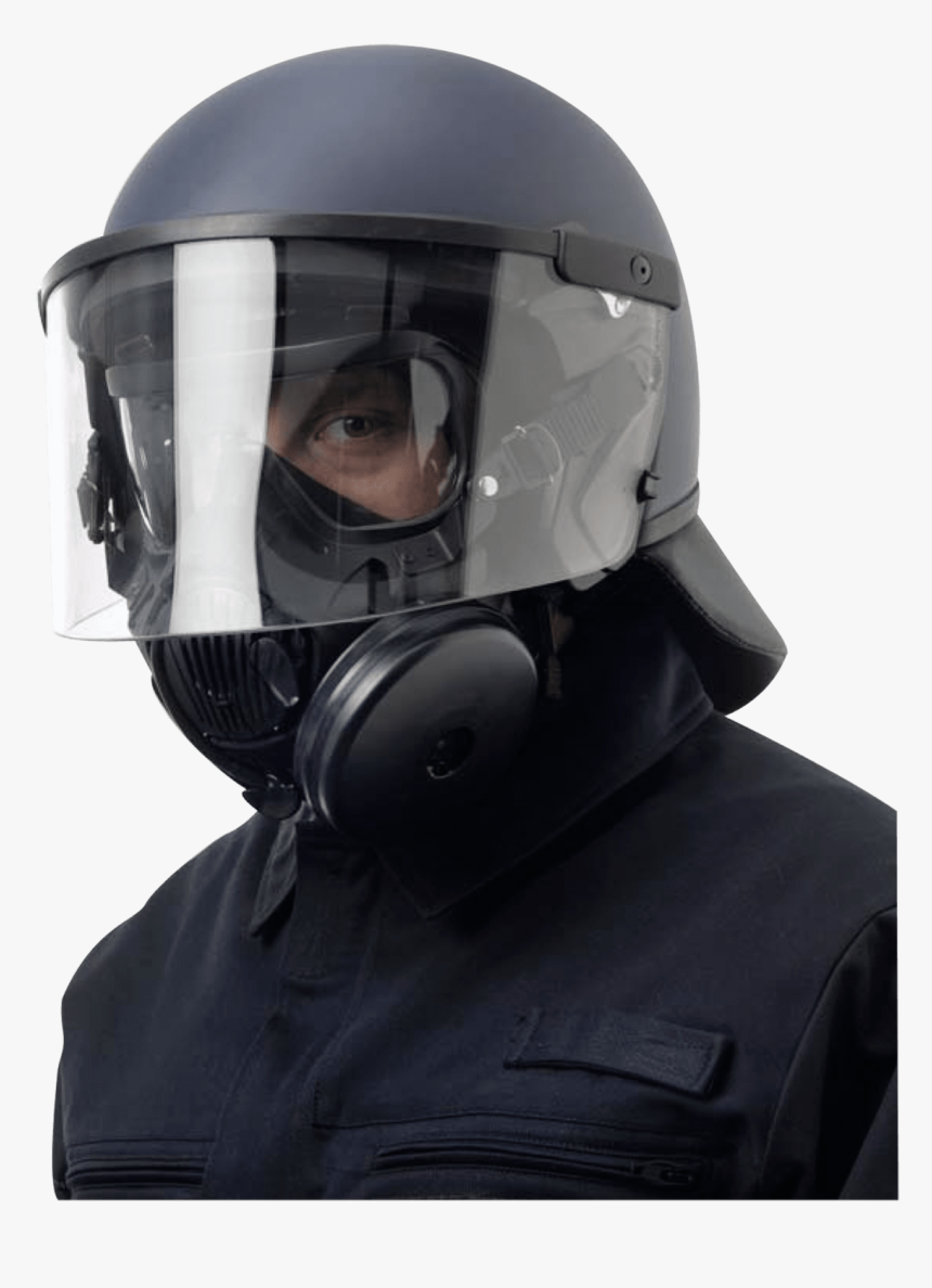 Gas Mask Riot Helmet, HD Png Download, Free Download