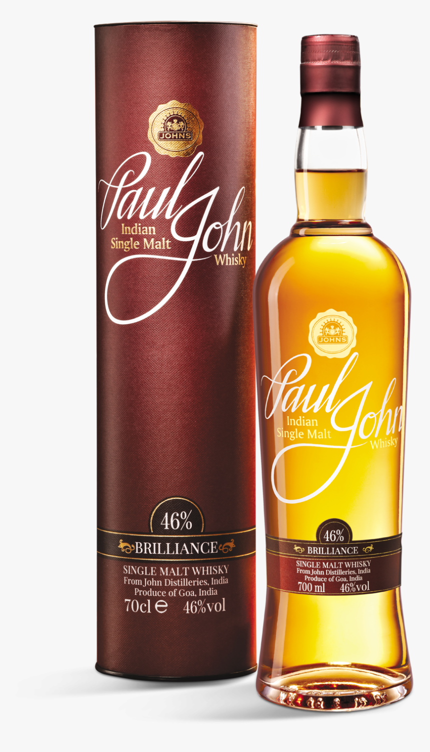 Paul John Indian Single Malt Whisky, HD Png Download, Free Download