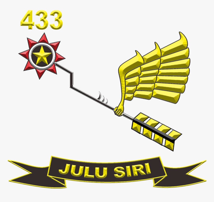 Desain Logo Julu Siri - Yonif Para Raider 433, HD Png Download, Free Download