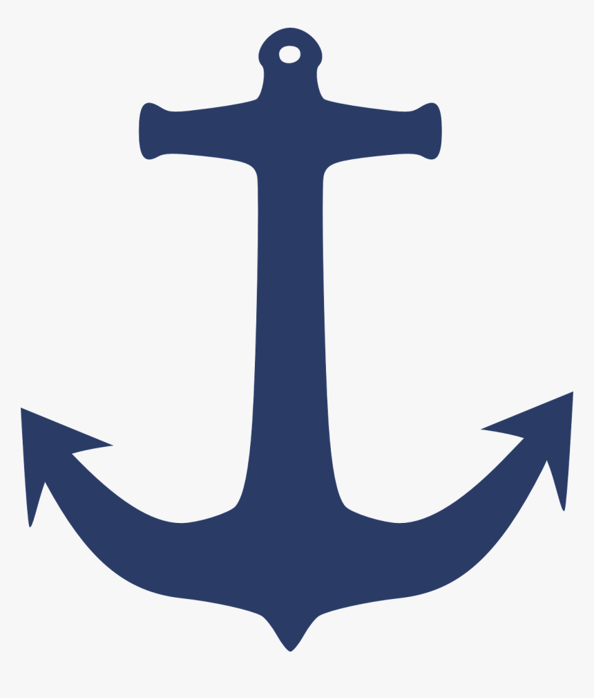 Anchor Clip Art - Navy Blue Anchor Clipart, HD Png Download, Free Download