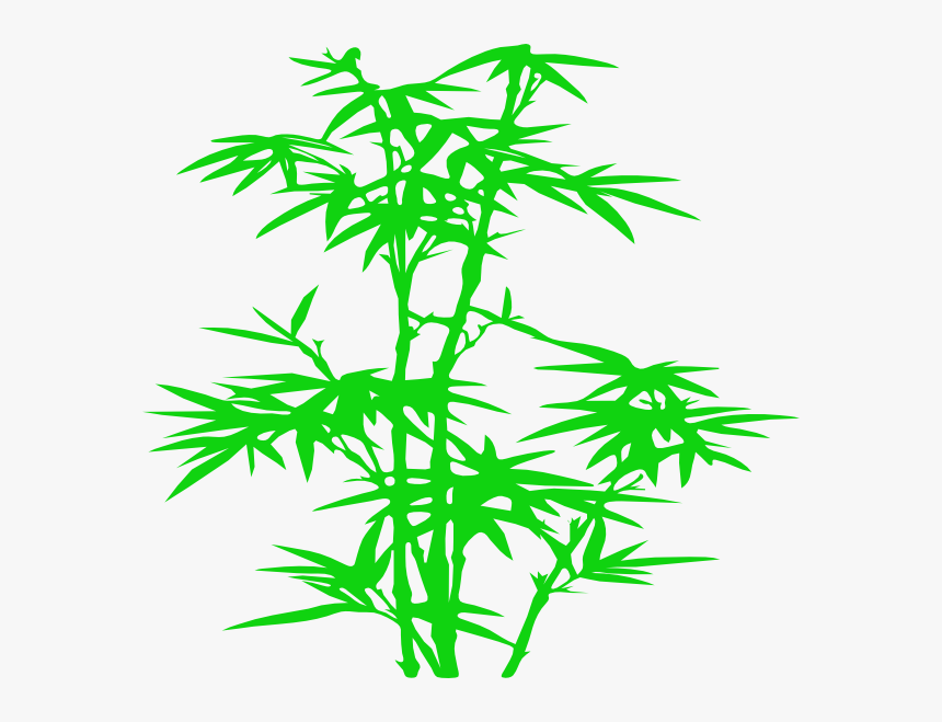 Bamboo Silhouette Vector Hd, HD Png Download, Free Download