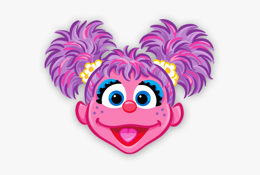 Stickers For Kids - Sesame Street Abby Face, HD Png Download, Free Download