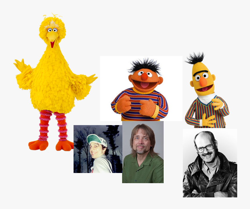 Big Bird Ernie Bert Abby Cadabby Zoe - Big Bird Small Bird, HD Png Download, Free Download