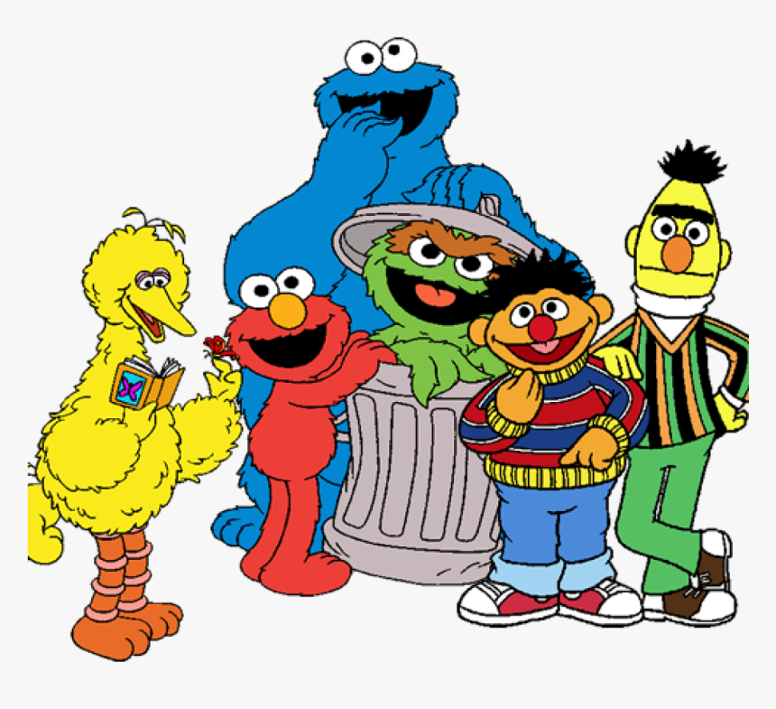Pieces Clipart Sesame Street - Transparent Sesame Street Characters Png, Pn...