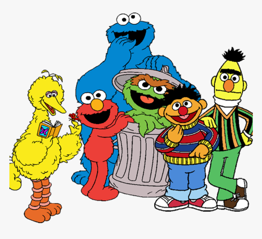 Pieces Clipart Sesame Street - Transparent Sesame Street Characters Png, Png Download, Free Download