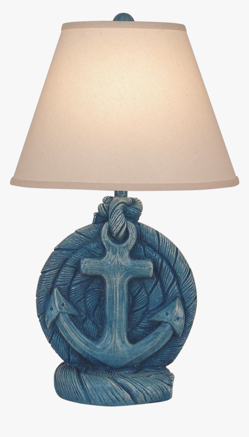 Weathered Deep Sea Anchor Accent Lamp - Lampshade, HD Png Download, Free Download