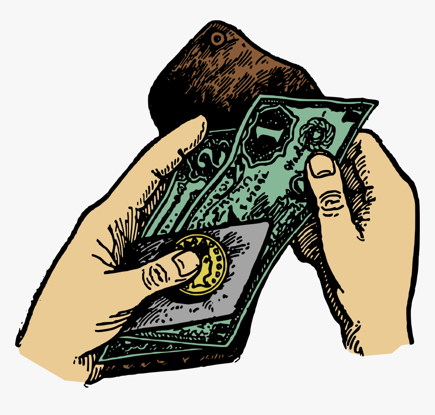 Hands And Money Clip Arts - Money Drawing Transparent, HD Png Download, Free Download