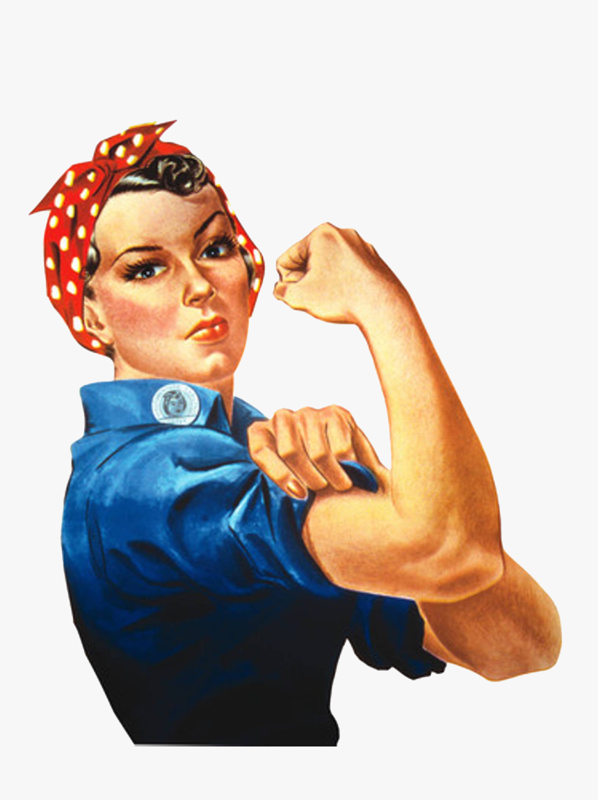 Strong Woman Folding Arms Png - Vintage International Womens Day, Transparent Png, Free Download