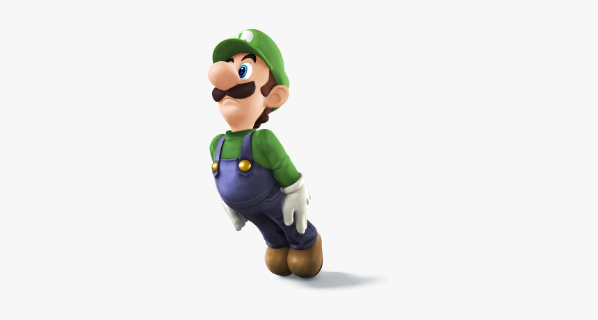 Super Smash Bros Wii U And 3ds Luigi Artwork - Luigi Victory Pose Smash Ultimate, HD Png Download, Free Download