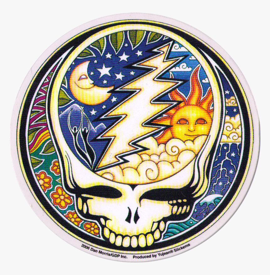 Steal Your Face Png - Grateful Dead Steal Your Face, Transparent Png, Free Download