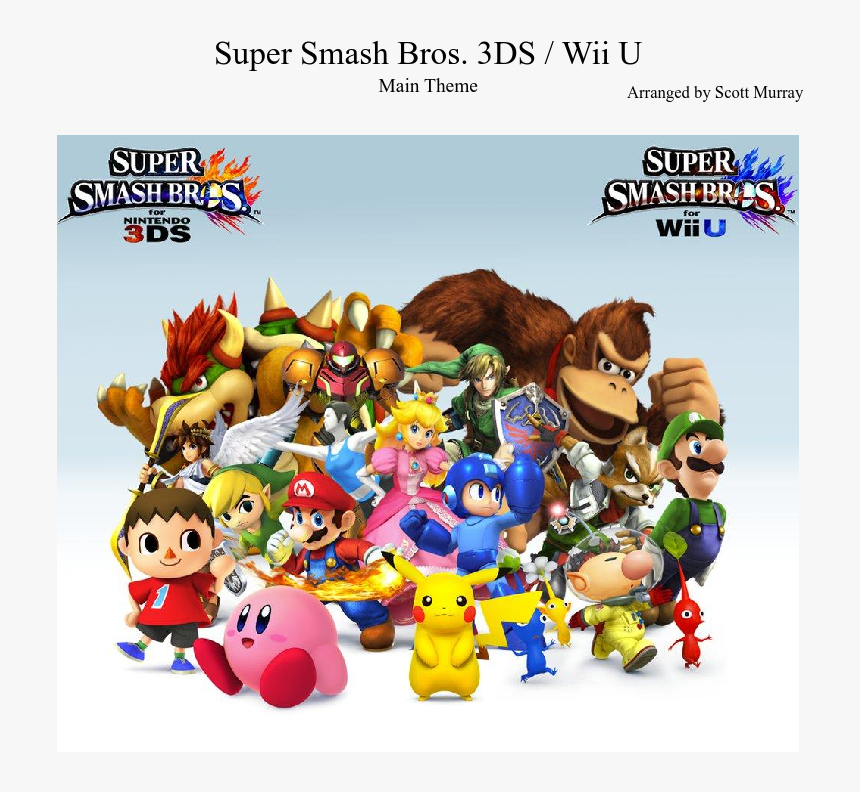 Super Smash Bros - Cartoon, HD Png Download, Free Download