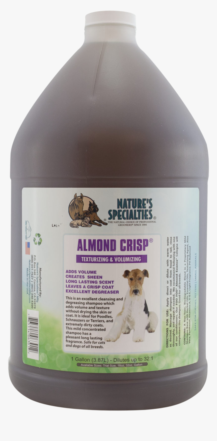 Natures Specialty Shampoo - Nature's Specialties Almond Crisp, HD Png Download, Free Download