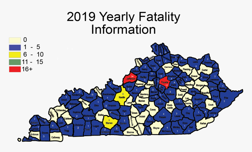 2019 Yearly Map By County - International Year Of Chemistry, HD Png Download, Free Download