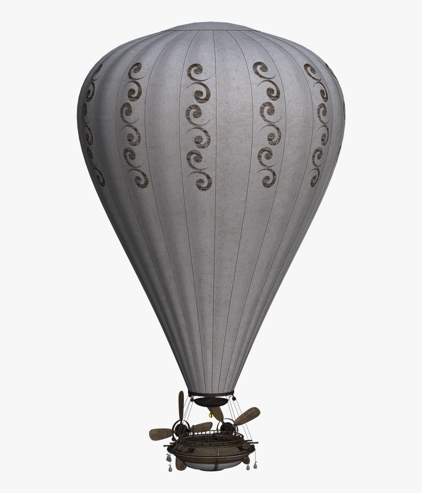 Steampunk Hot Air Balloon Png, Transparent Png, Free Download