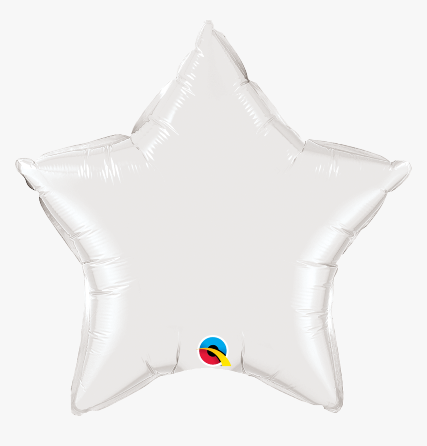 20 - White Star Foil Balloon, HD Png Download, Free Download
