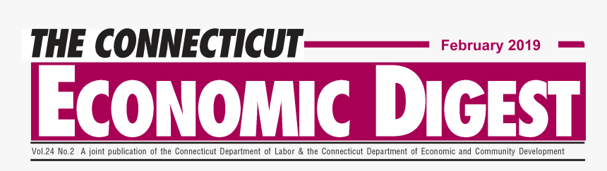 February 2019 Connecticut Economic Digest - Connecticut, HD Png ...