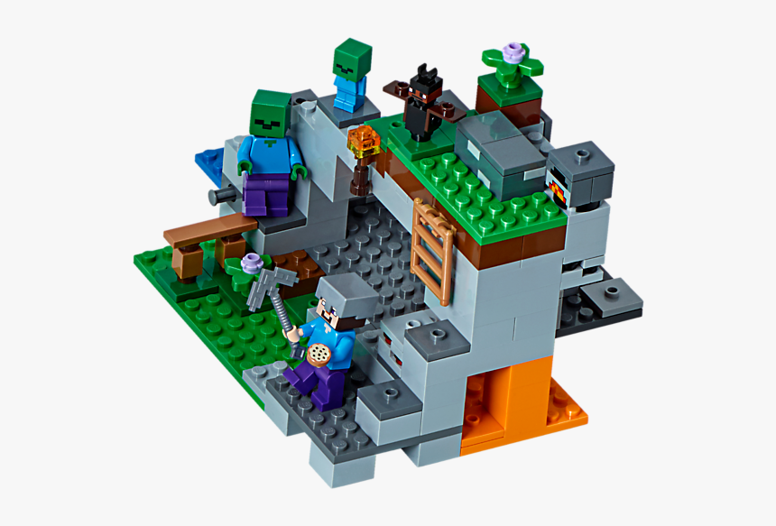 Minecraft Lego Zombie Cave, HD Png Download, Free Download