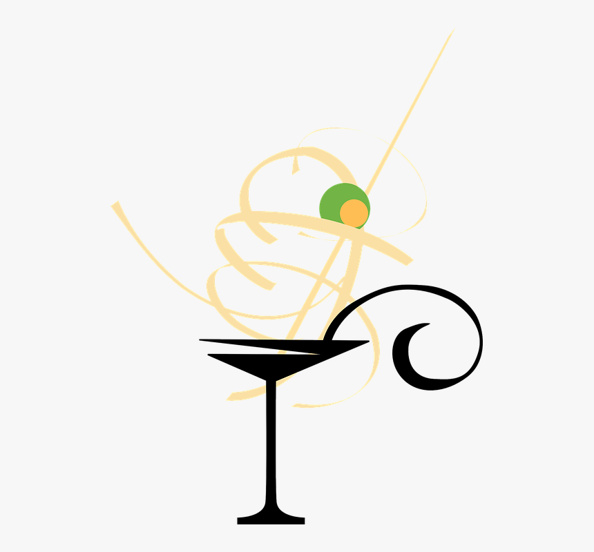 Transparent Molotov Cocktail Clipart - Martini Glass Clip Art, HD Png Download, Free Download
