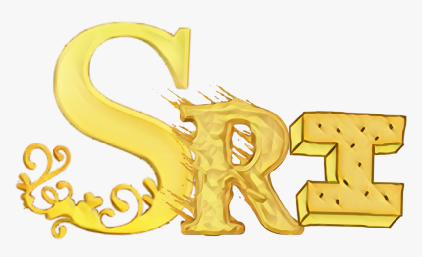 #name #nametag #sri #gold #golden #text #scletters - Name Art In Sri, HD Png Download, Free Download