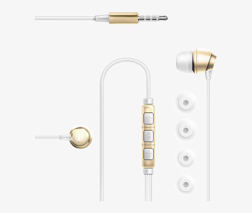 Pro Earphones With In Line Microphone And Remote Control - Headphones, HD Png Download, Free Download