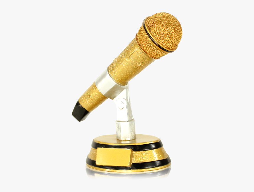 Gold Microphone Png, Transparent Png, Free Download