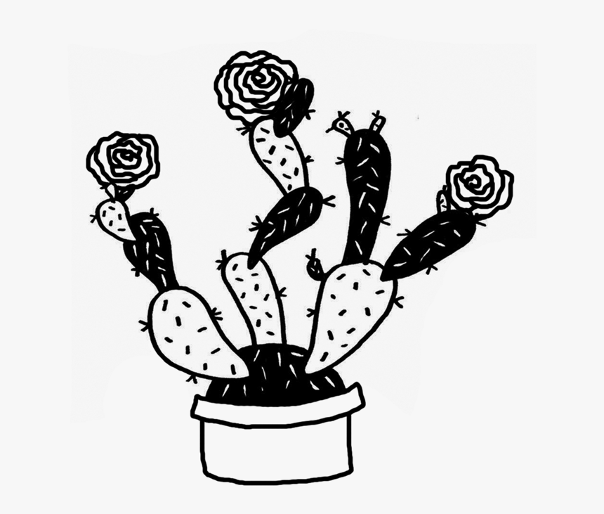 Cactus Transparent Indie - Illustration, HD Png Download, Free Download