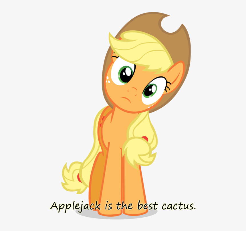 Mlp Applejack Confused Vector, HD Png Download, Free Download