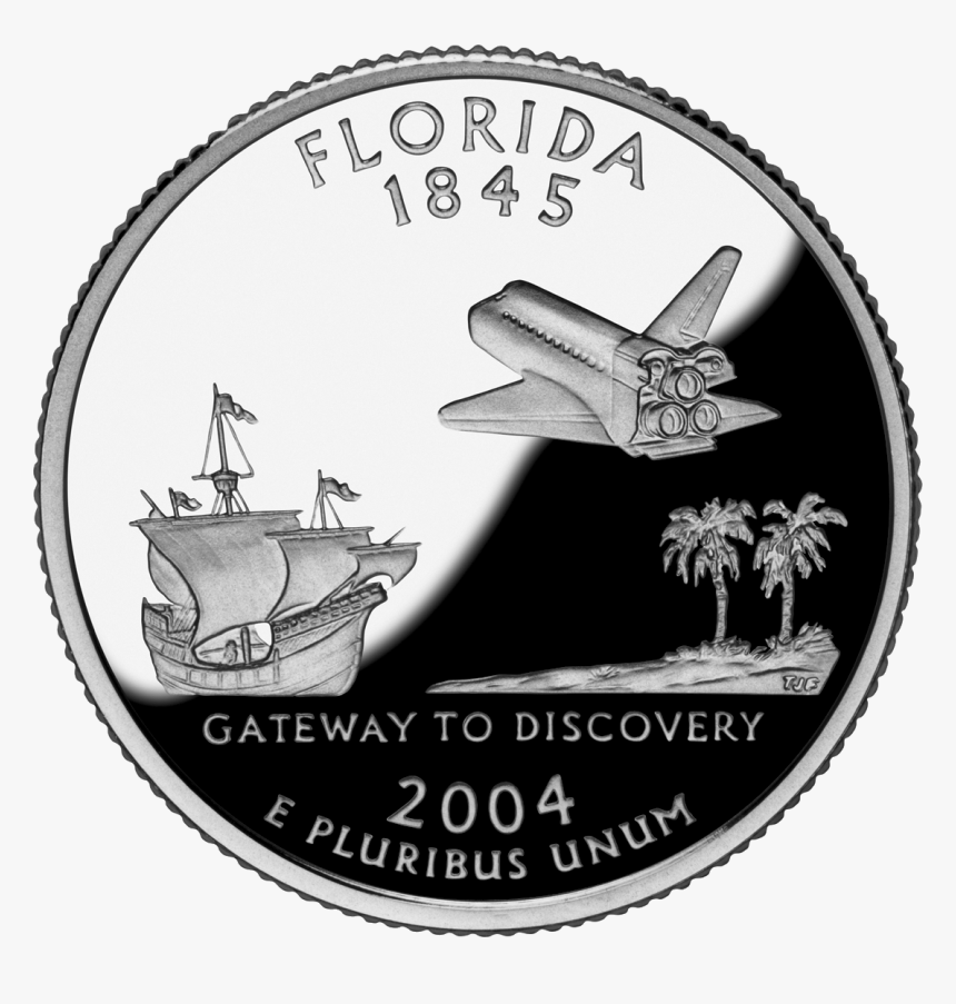 2004 Florida Quarter, HD Png Download, Free Download