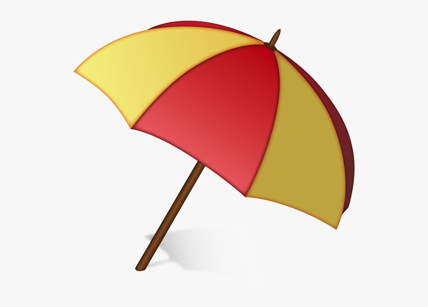 Beach Umbrella Emoji Png, Transparent Png, Free Download