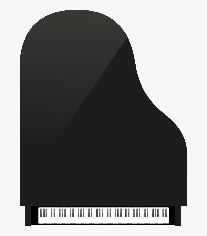 Piano Clipart Png Transparent Image - Grand Piano Top View Png, Png Download, Free Download