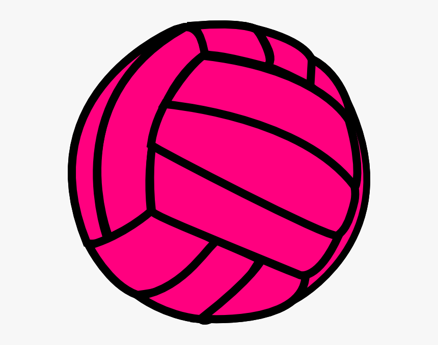 Beach Ball Clipart Tiny - Pink Volleyball Clipart, HD Png Download, Free Download