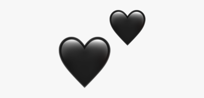 #black #blackheart🖤 #heart #love #sad #bad #alone - Heart, HD Png Download, Free Download