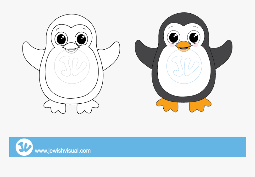 Penguin Clipart - Tranh Vẽ Chim Cánh Cụt, HD Png Download, Free Download